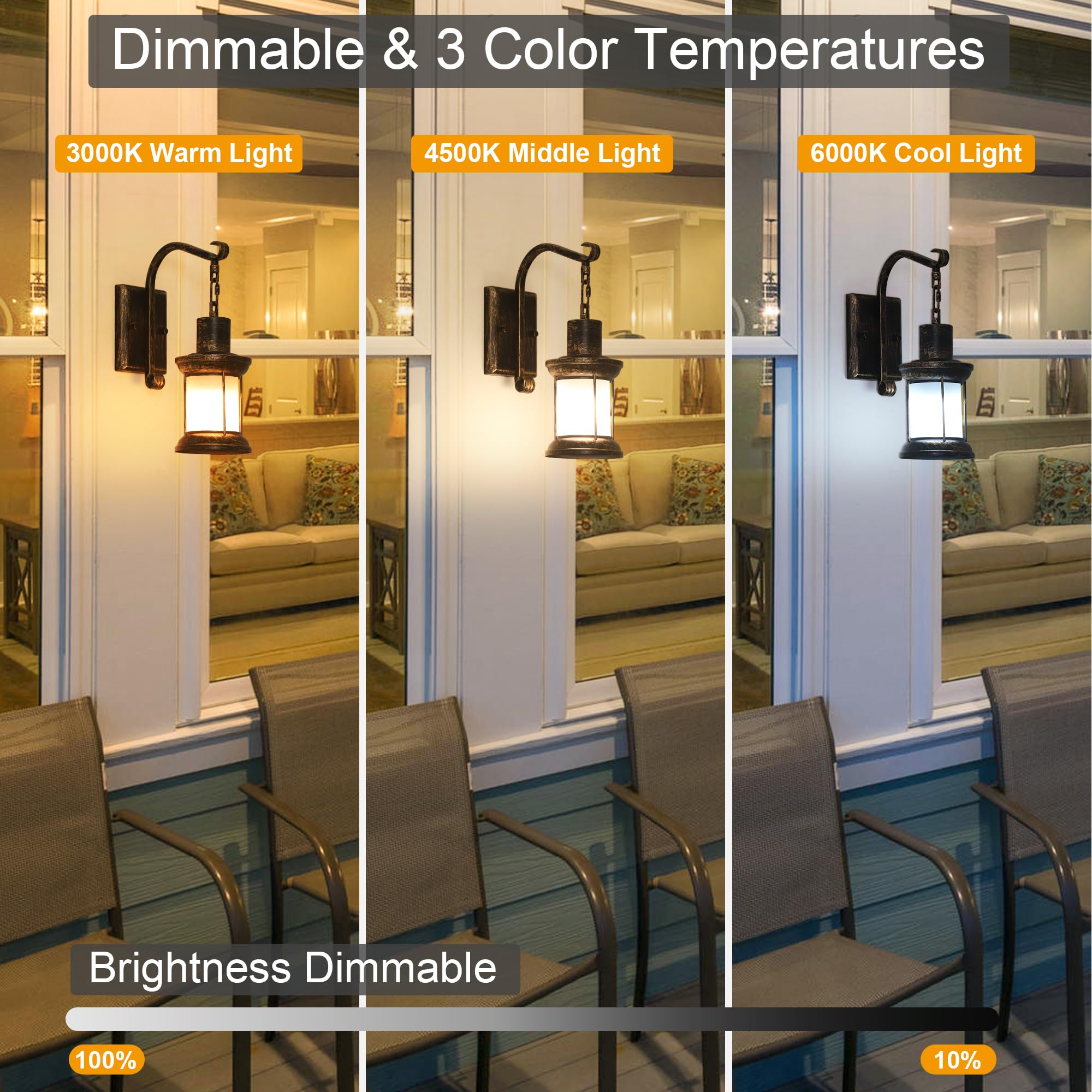 HMVPL RGB dimming wall sconce offers 8 colors and 4 modes for varied vibes