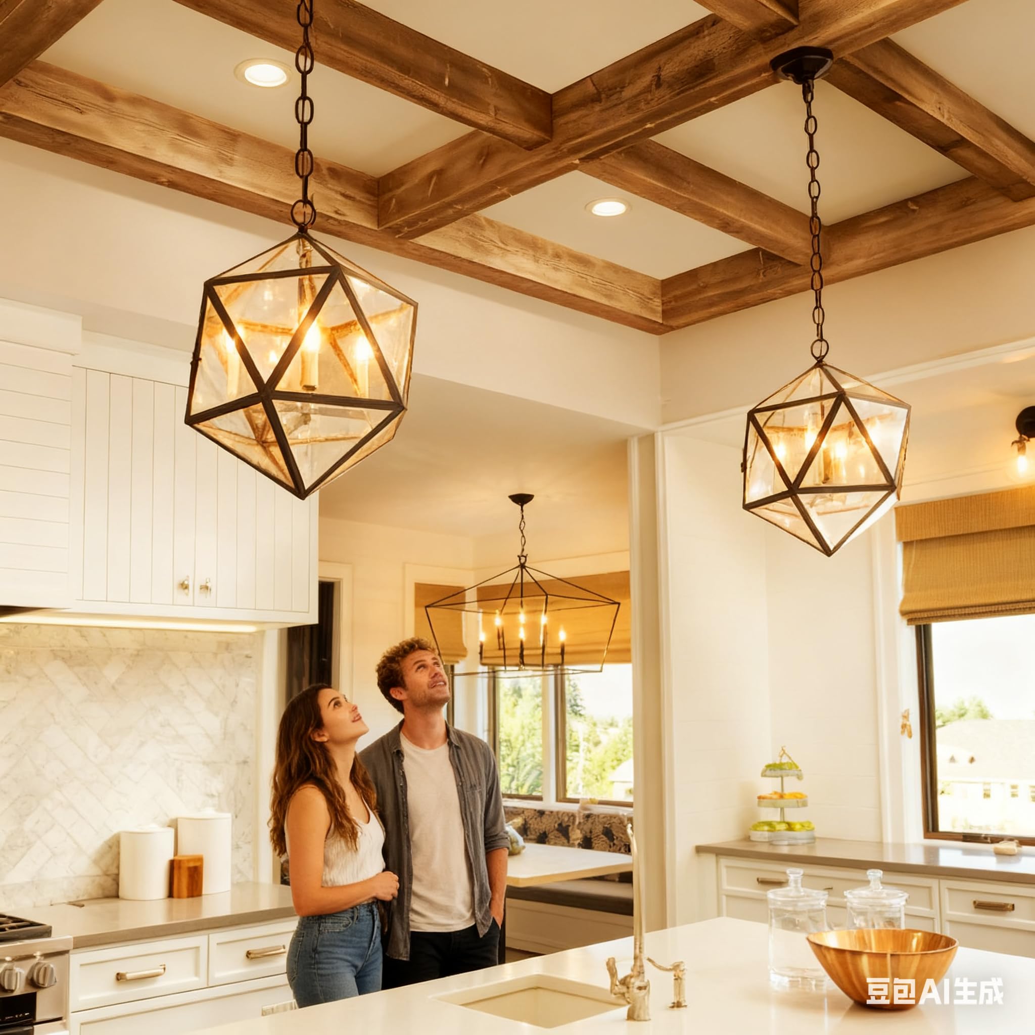 HMYYJT clear-glass filament bulb enhances vintage fixtures with style.