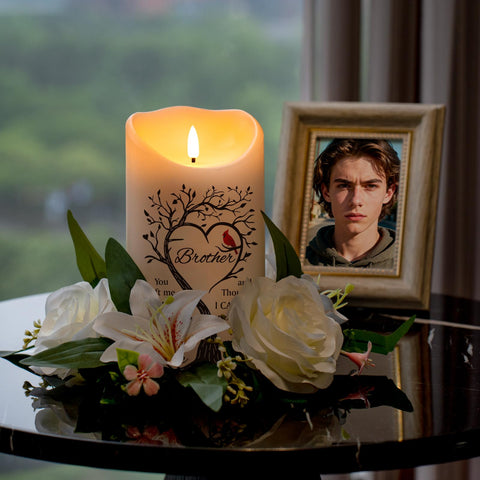 HN HAIINAA battery-operated candle safe around pets and children