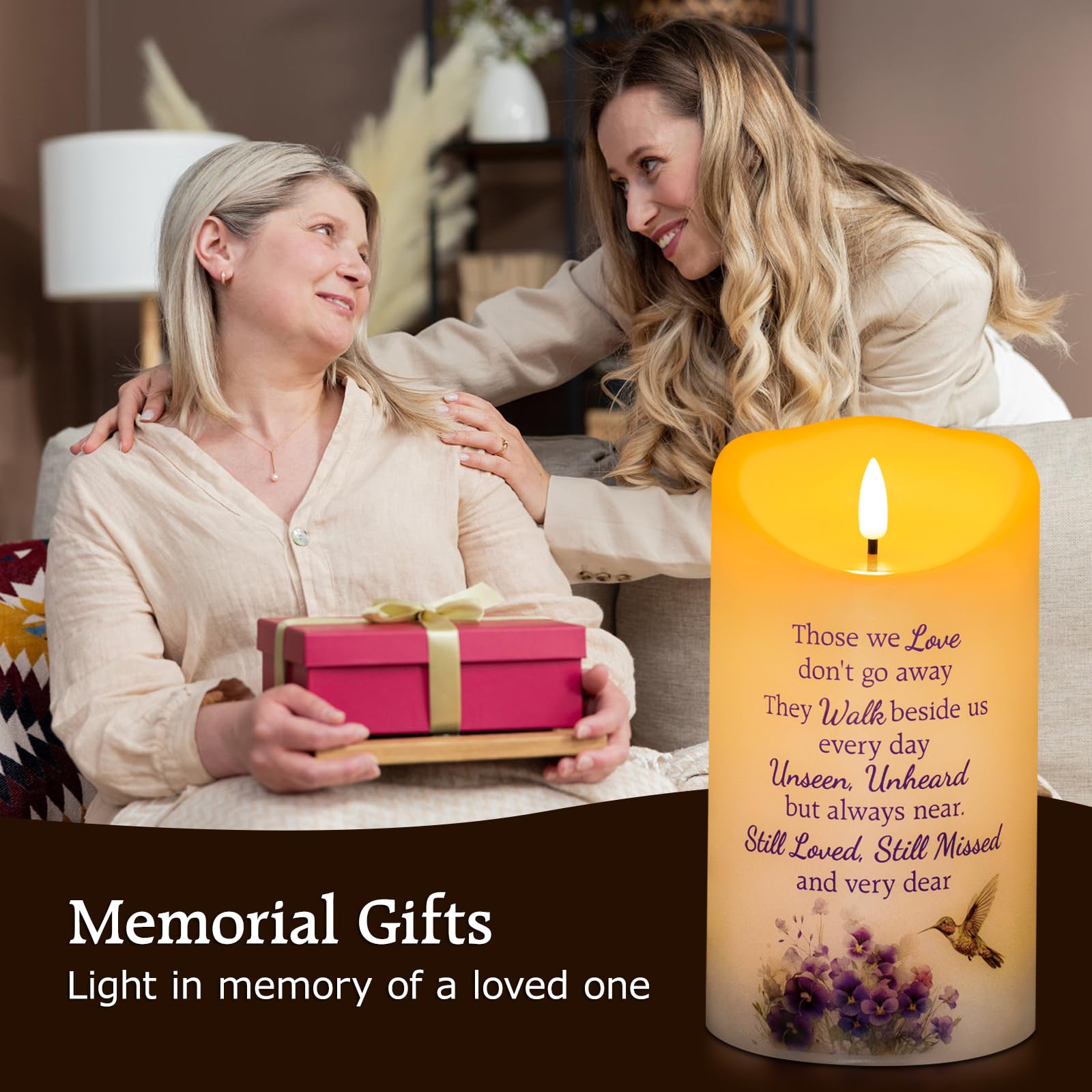 HN HAIINAA remembrance gift candle packaged for thoughtful sympathy and lasting memories.