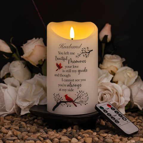 HN HAIINAA timer-enabled candle offers flexible remembrance with 2H to 8H options.