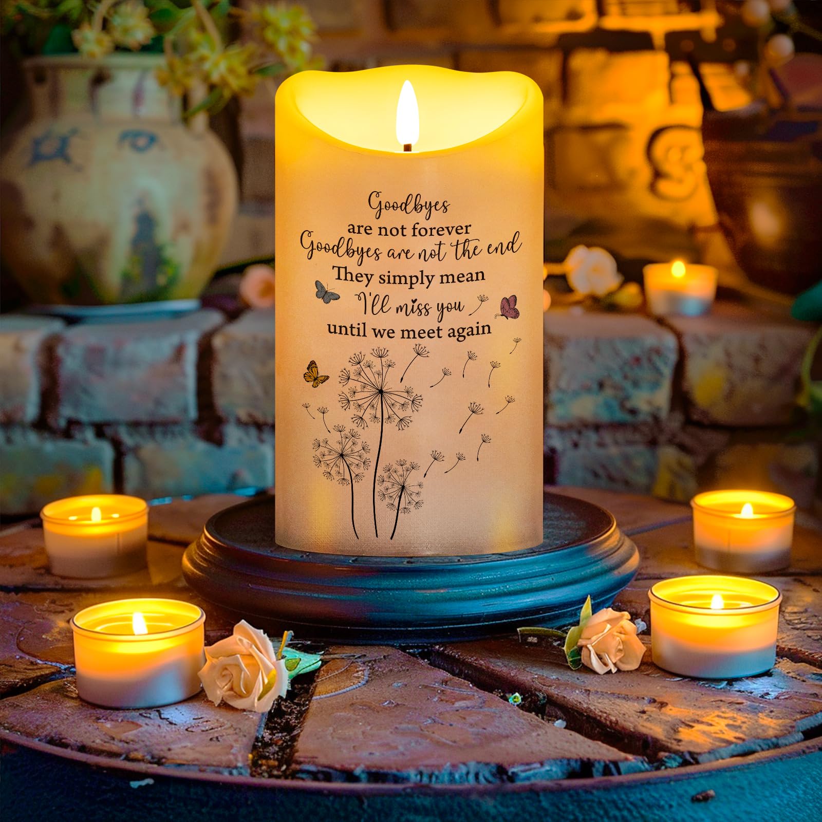 HN HAIINAA battery-operated candle is safe for homes with children and pets.
