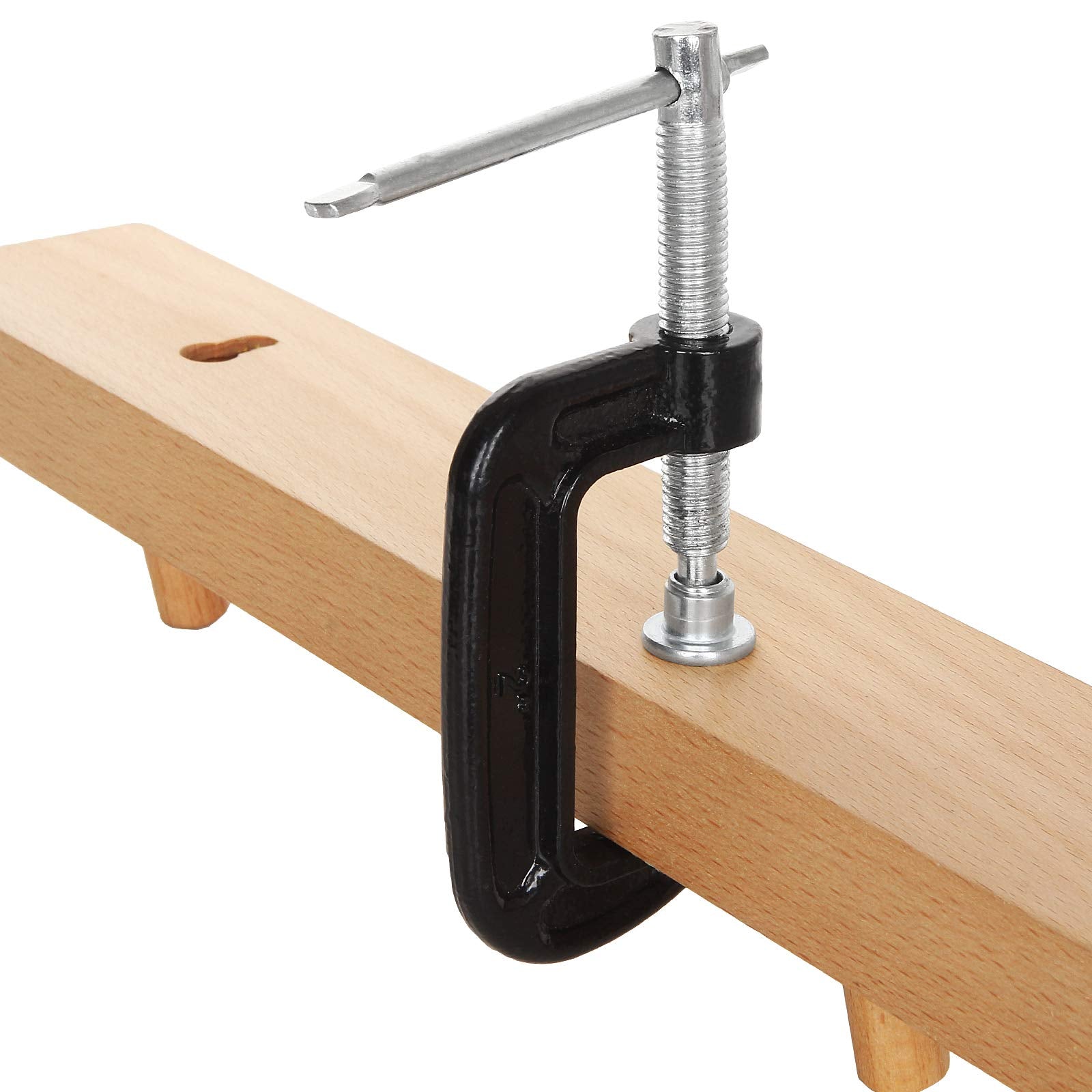 HNBun clamp jaws open for quick piece securing