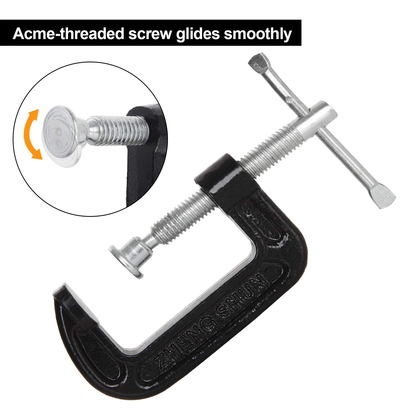 HNBun 1-3/8-inch throat depth supports mid-size pieces