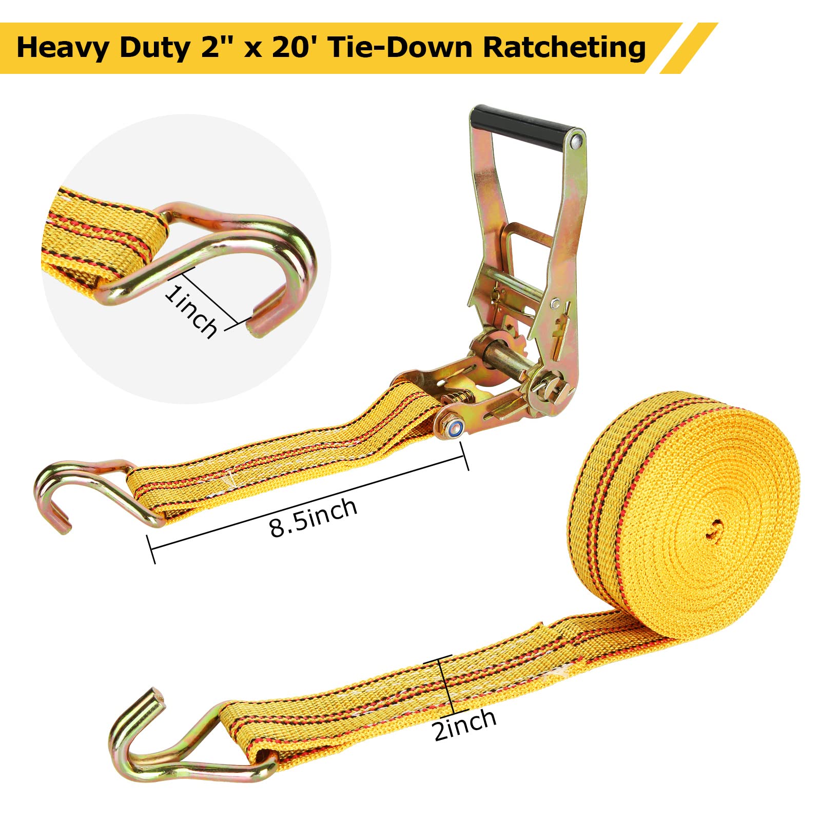 HNBun double J-hooks closeup for versatile trailer attachment