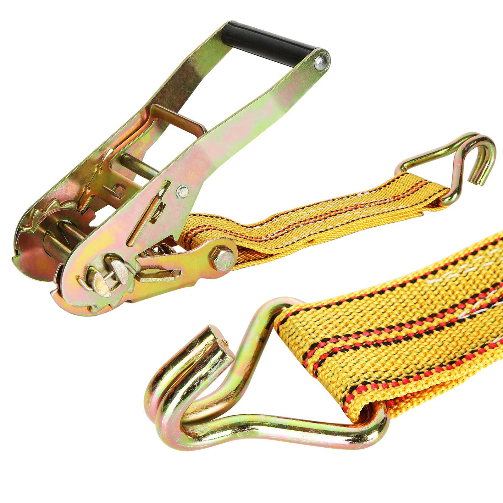 HNBun yellow ratchet straps pack for high visibility securing