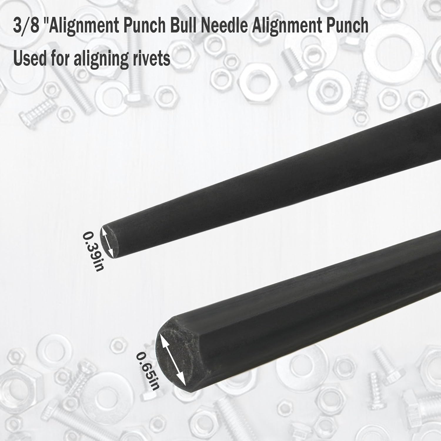 HNF line-up punch cone tip detail shows machined precision