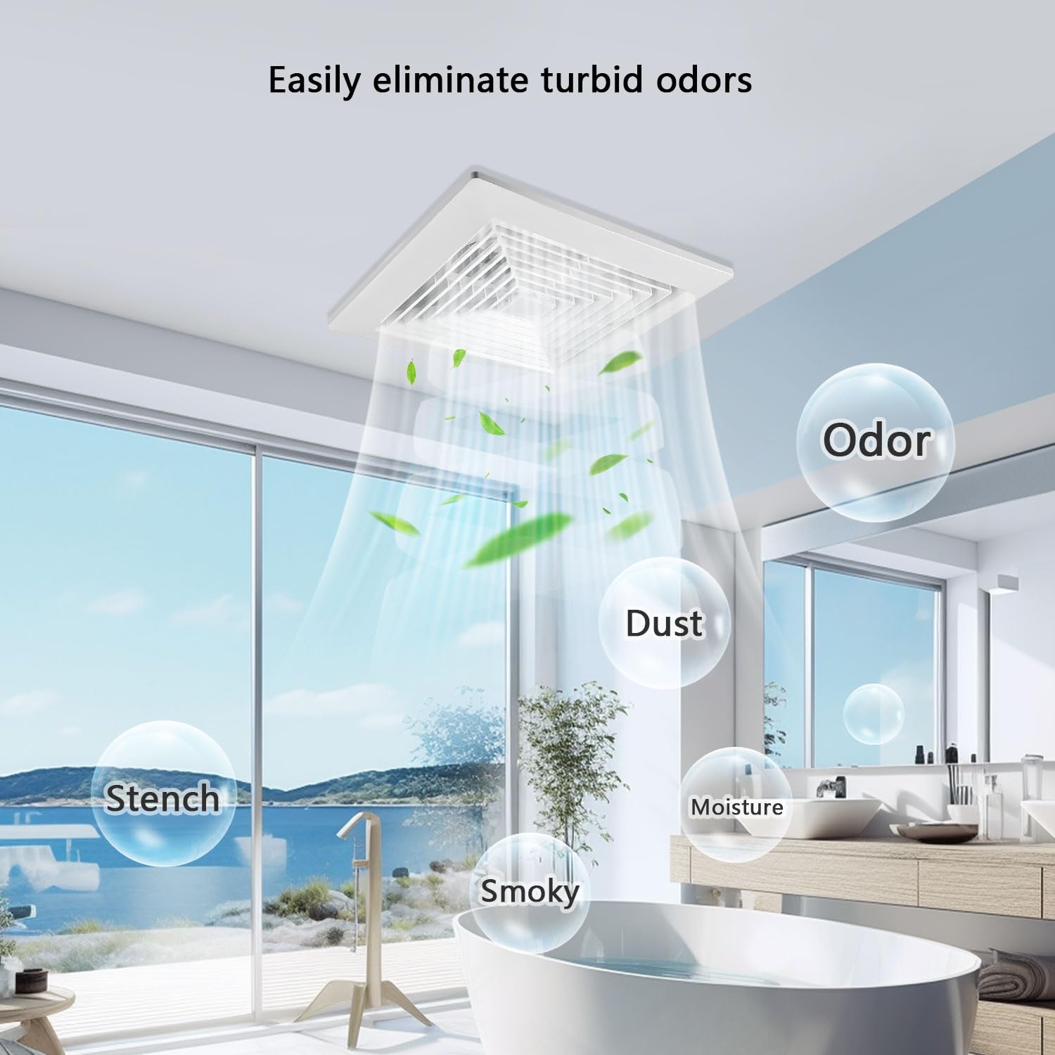 HNRLOY 4-inch duct connection enables flexible installation