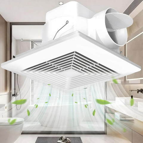 HNRLOY plastic panel shower vent ready for easy cleaning