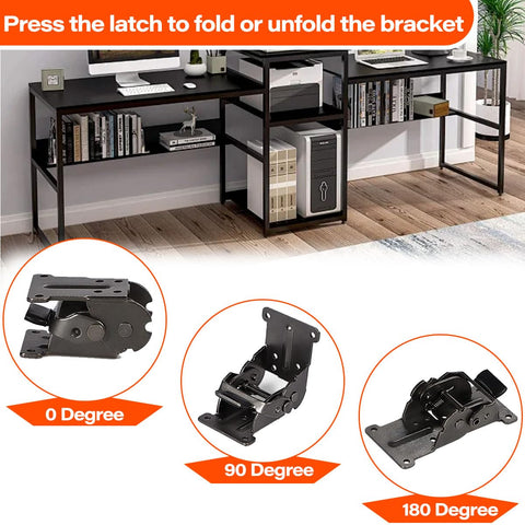 HNZGYB self-lock hinge with screws ensures easy, quick installation for DIY projects.