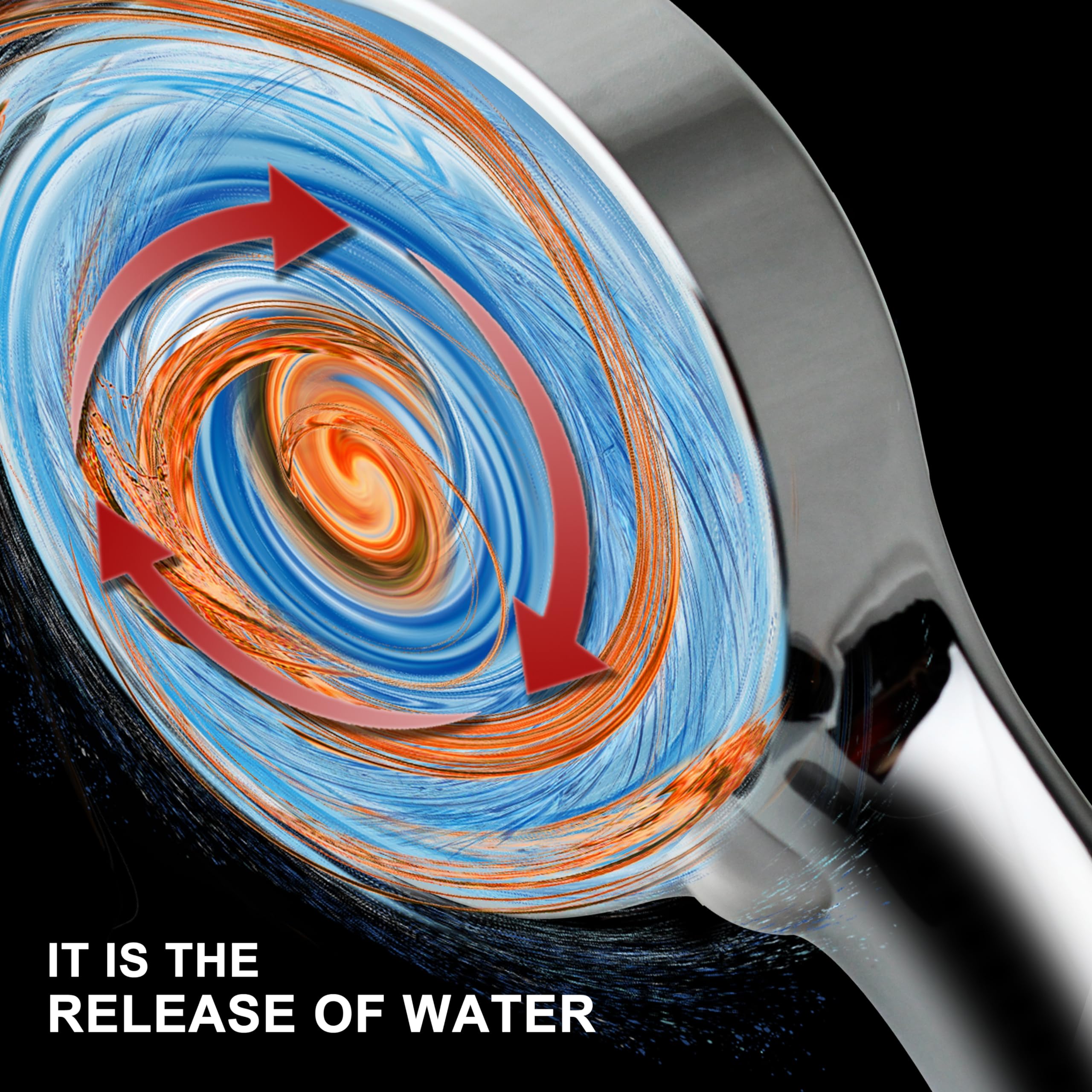 HO2ME 79-inch hose extended for flexible reach and setup.