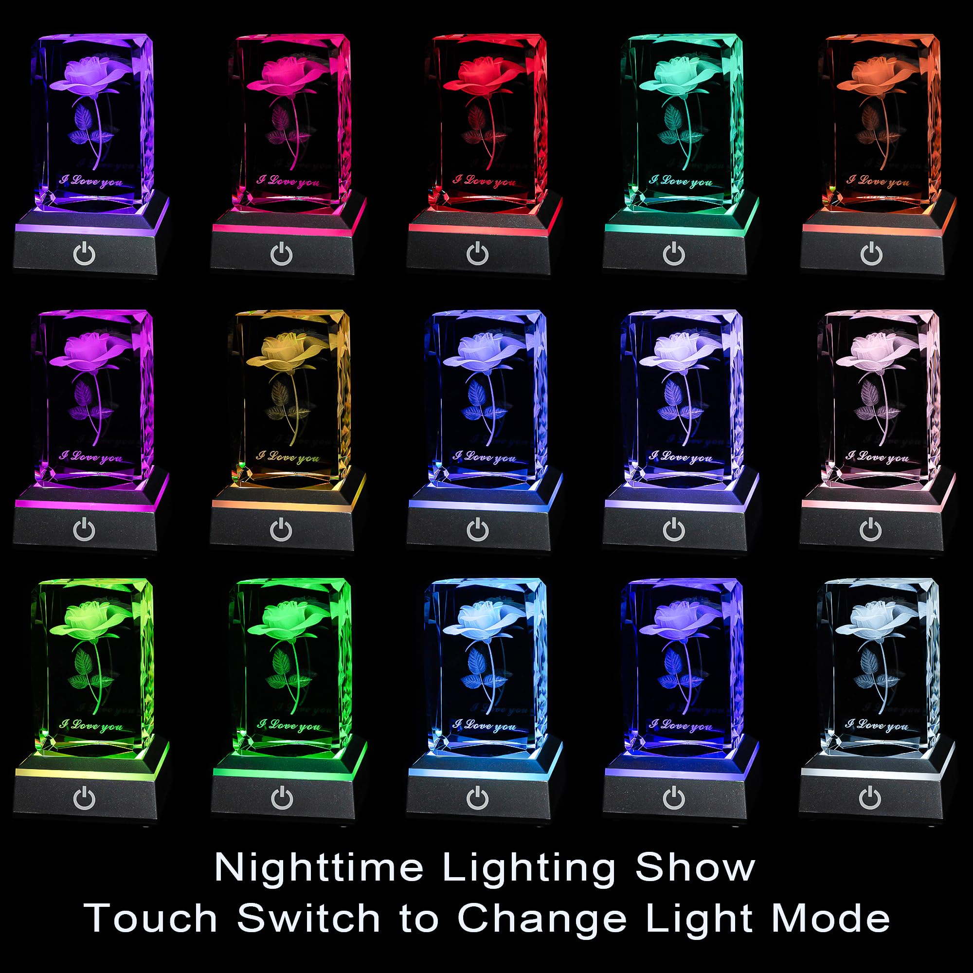hochance LED base with multi‑color modes for mood lighting