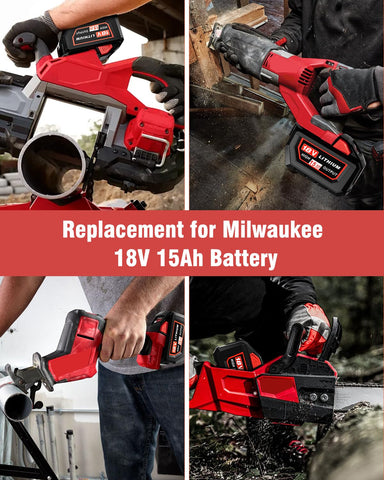 HOCHSTERN Milwaukee 18V 15Ah packaging and storage ready.
