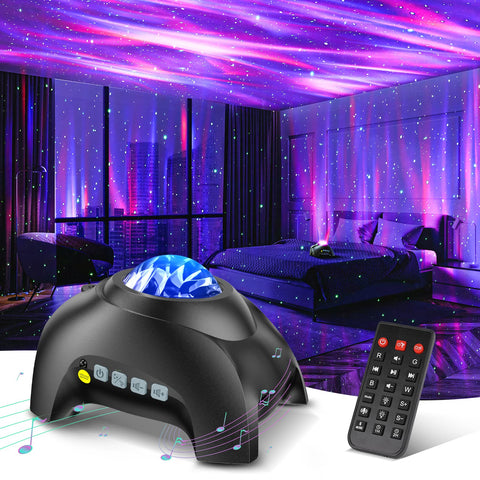 HODANS Northern Galaxy Projector casts vivid aurora on ceiling for peaceful nights.