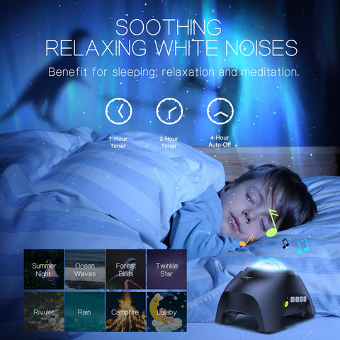HODANS projector doubles as a Bluetooth speaker to play music with visuals.