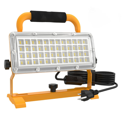 HODELVJU LED work light front view with bright 6500LM for large-area illumination