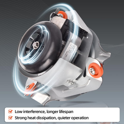 Hodflop blower wheel included for efficient air movement and quieter operation