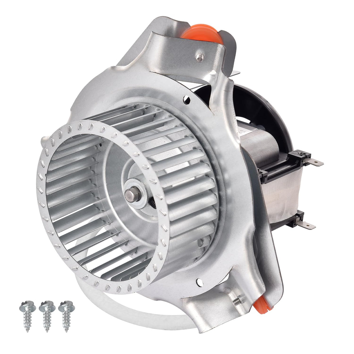 Hodflop draft inducer motor with blower wheel improving furnace airflow efficiency