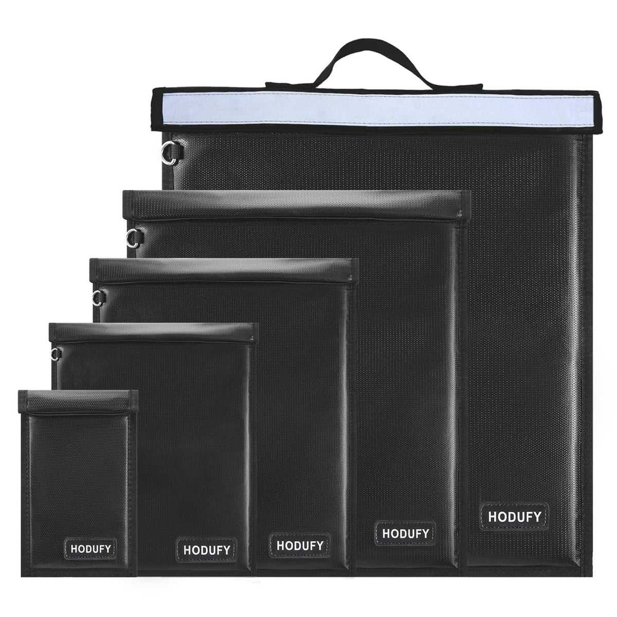 Hodufy extra large faraday bag with handle shielding valuables from signals