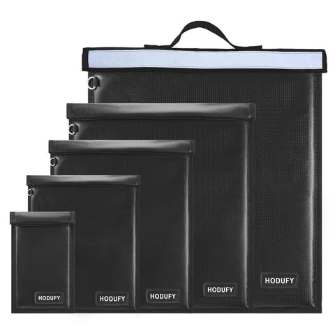 Hodufy extra large faraday bag with handle shielding valuables from signals