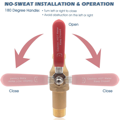 Hoeine 180-degree ergonomic lever enables easy operation in tight spaces