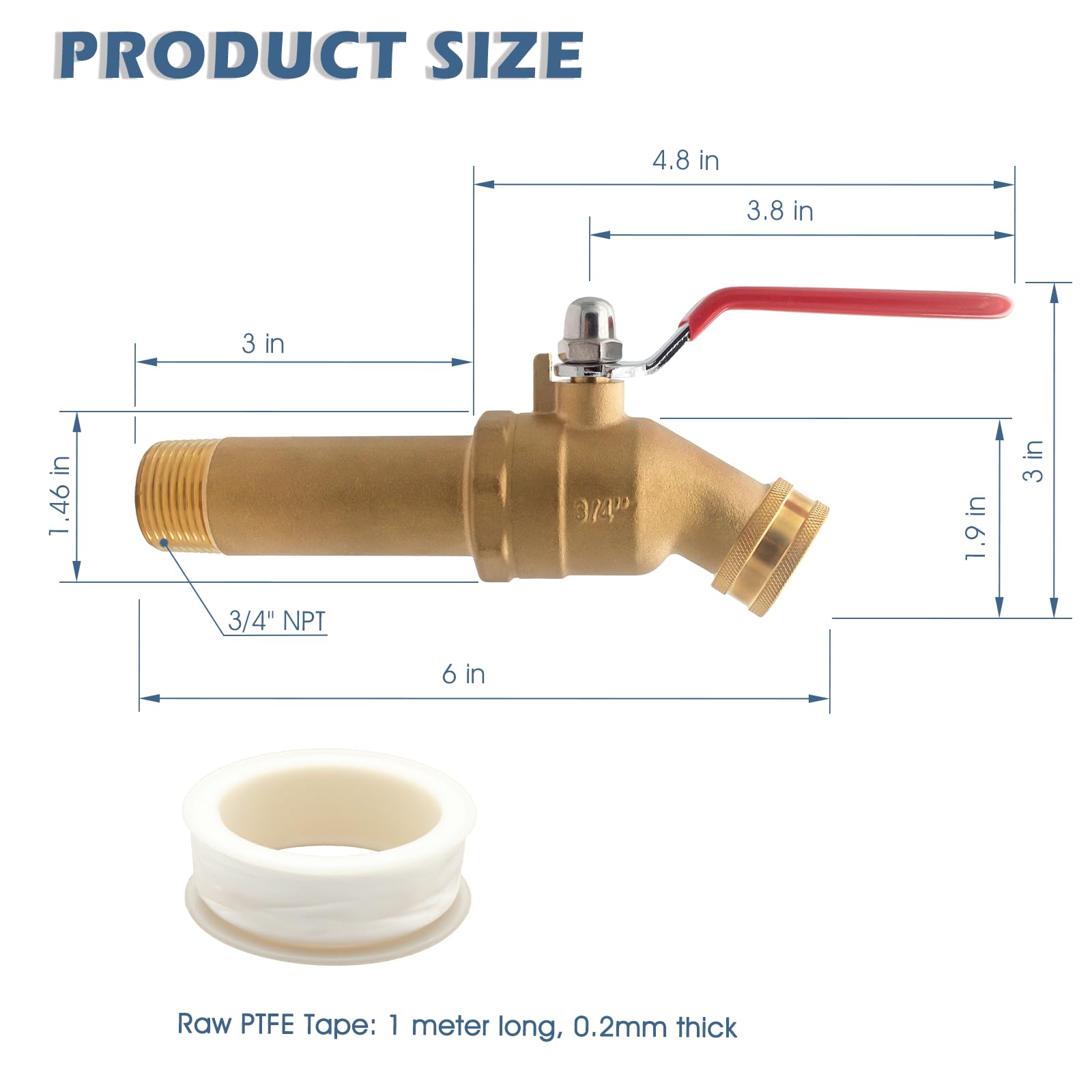 Hoeine brass sediment flush valve highlights robust construction for durable performance