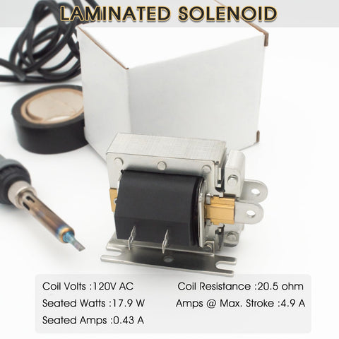 Hoeine laminated solenoid side profile reveals compact dimensions