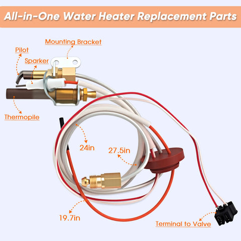 Hoeine pilot assembly SP21059 kit simplifies Rheem-compatible repairs and reassembly