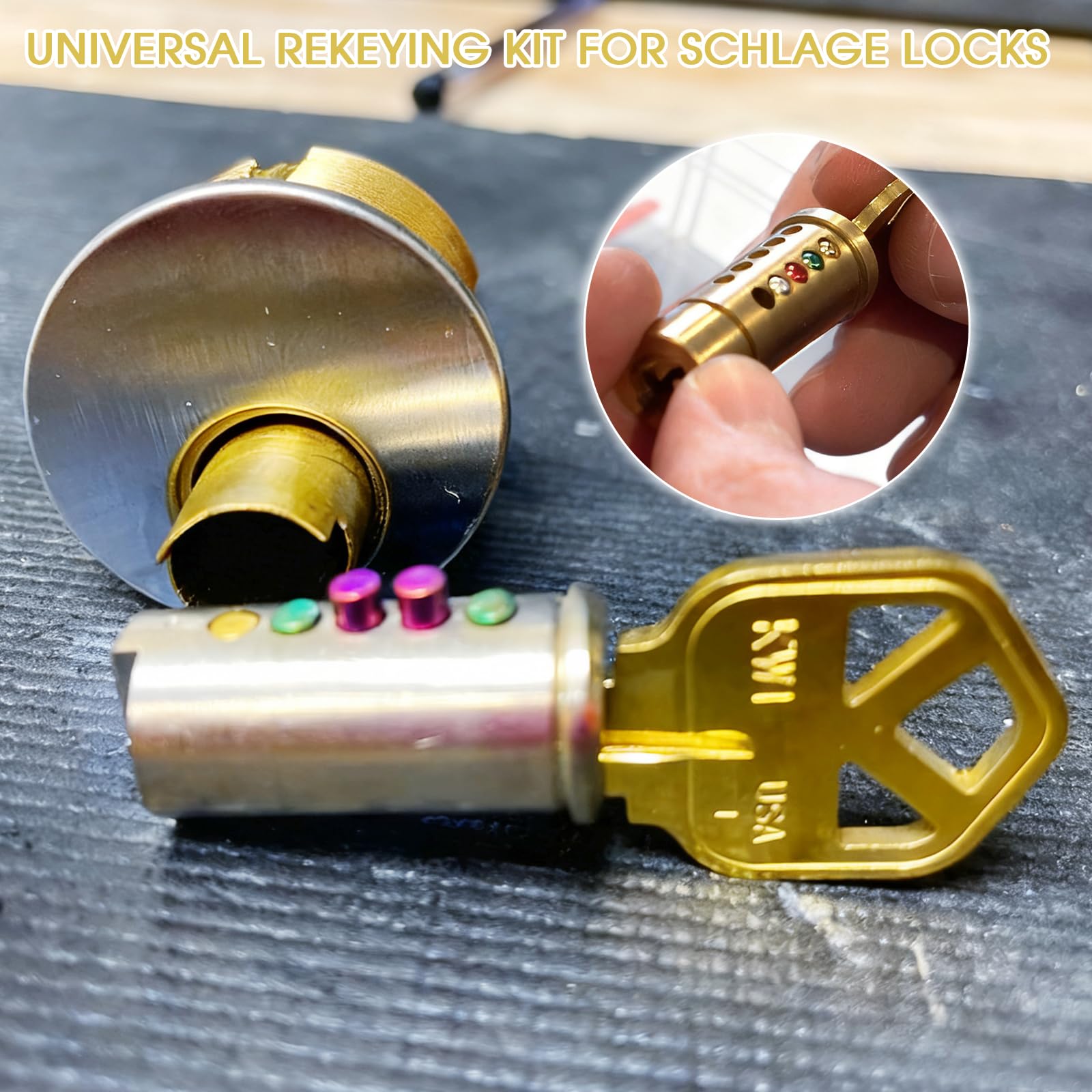 Hoeine accessories including cap springs and retainer tools for service efficiency