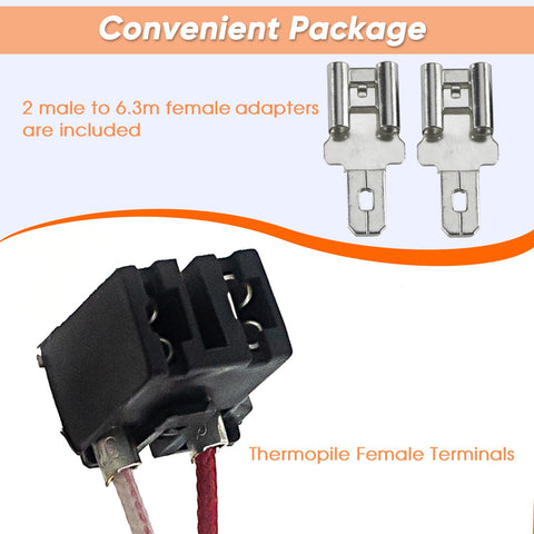Hoeine thermopile included with kit provides stable millivolt output