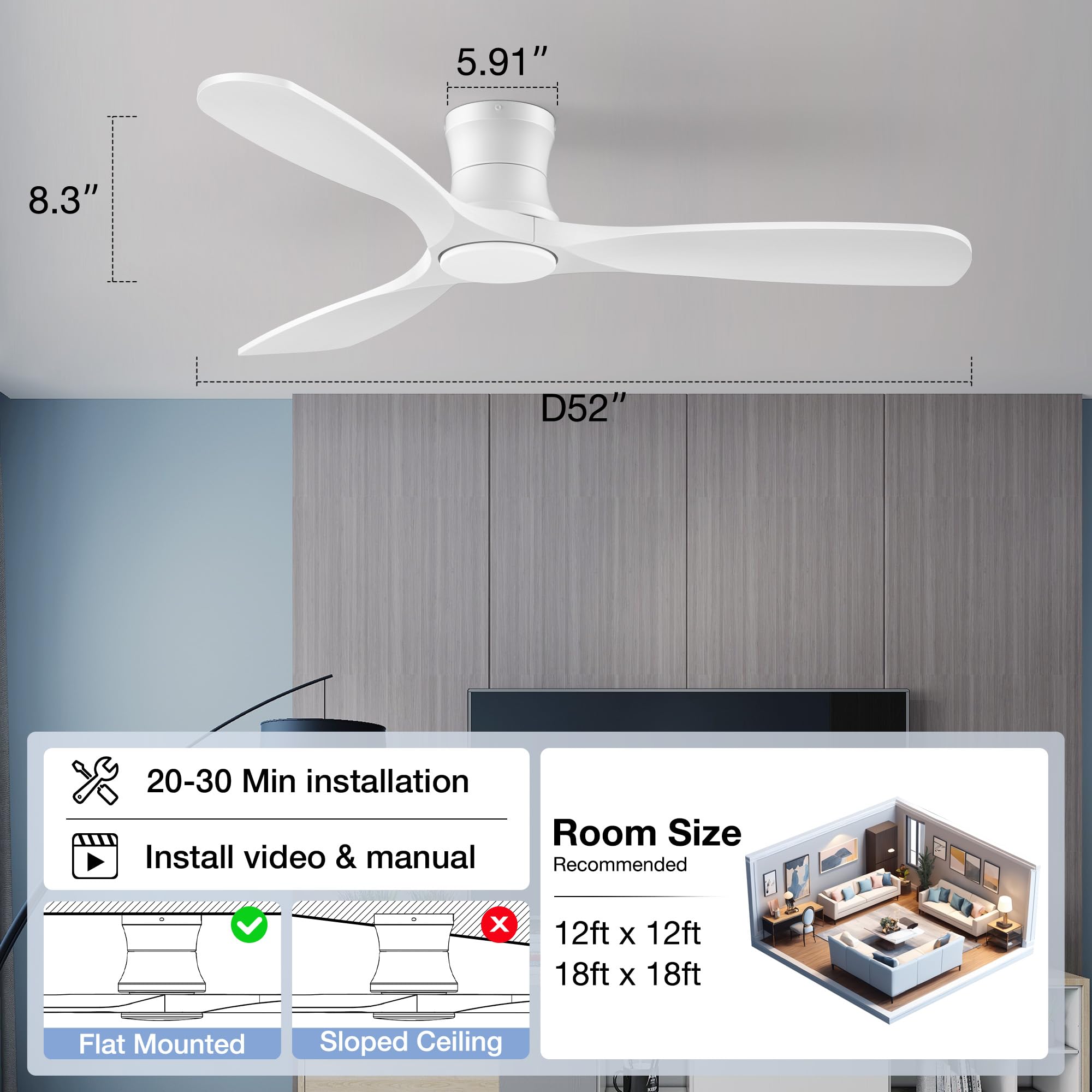 Hoenofly indoor-outdoor rating suitable for covered outdoor spaces