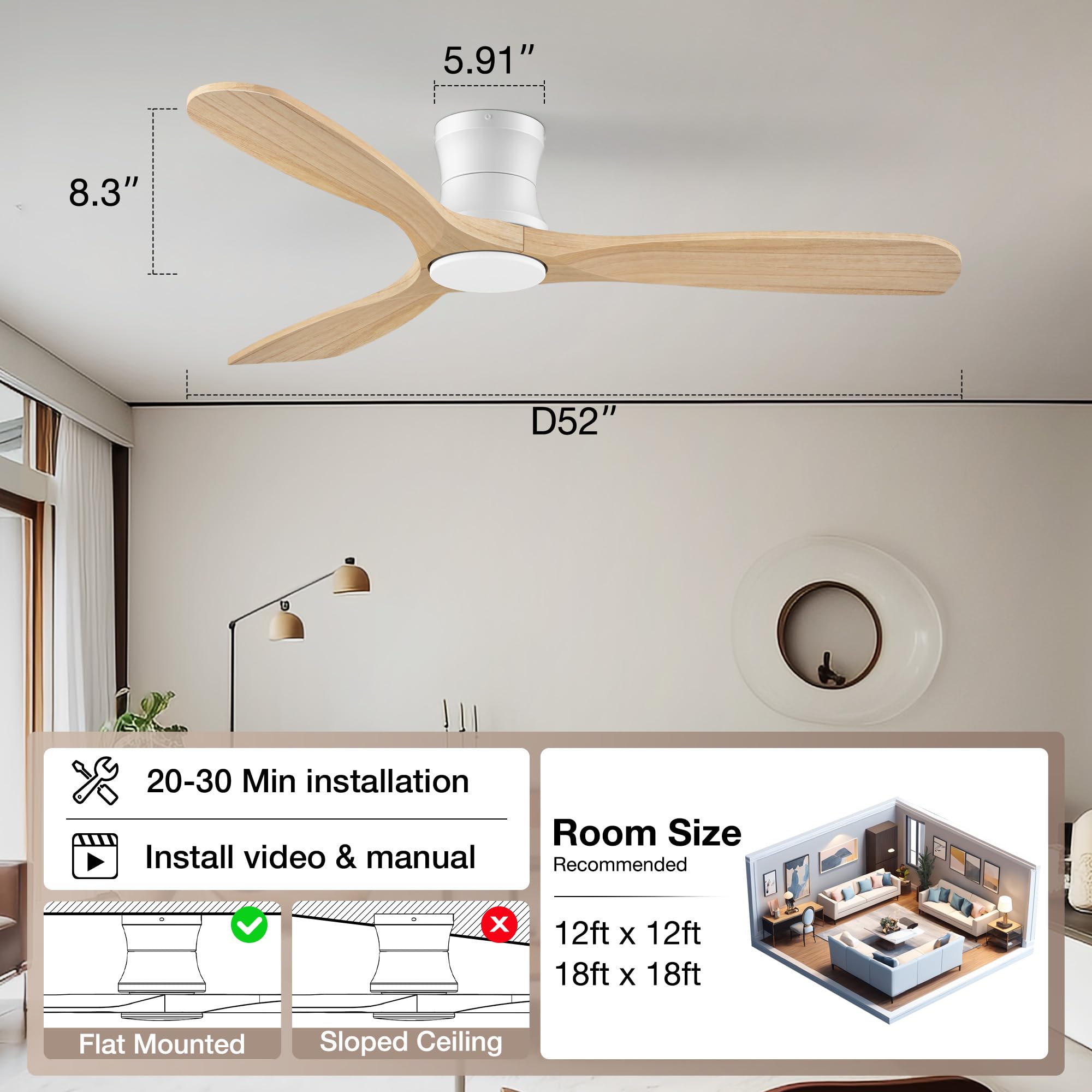 Dimmable LED lights by Hoenofly offer mood and task lighting options