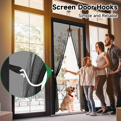HOFUDON single-door screen ideal for patios and entryways.