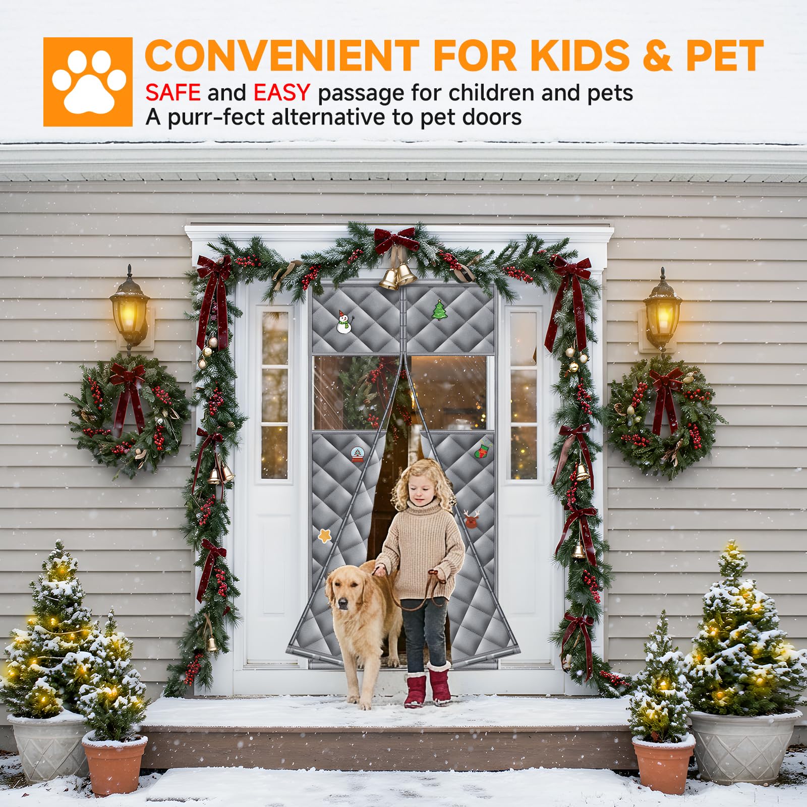 HOFUDON ideal winter doorway solution for multiple entryways.