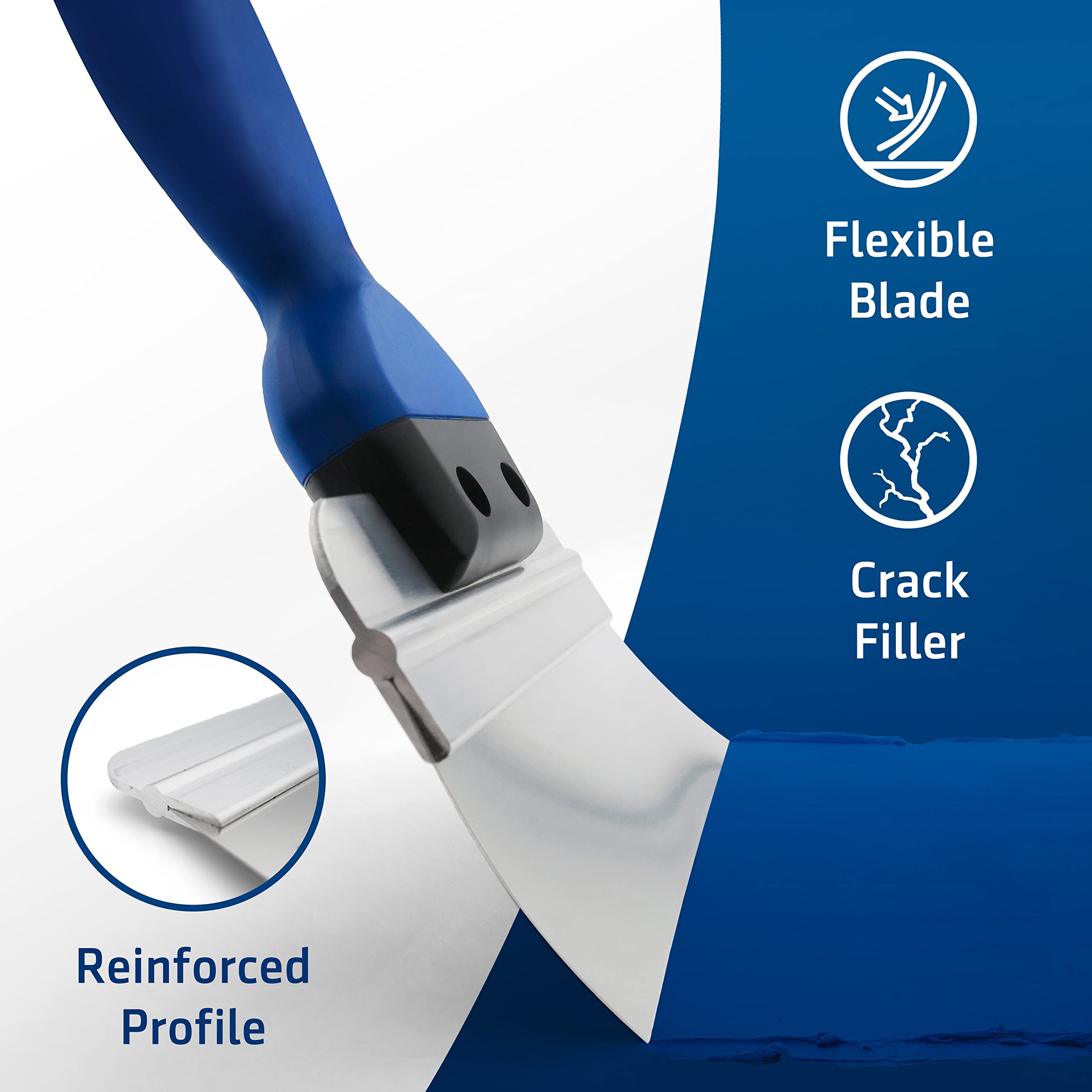 HOGARD Drywall Scraper 6-inch edge for precise prep work.