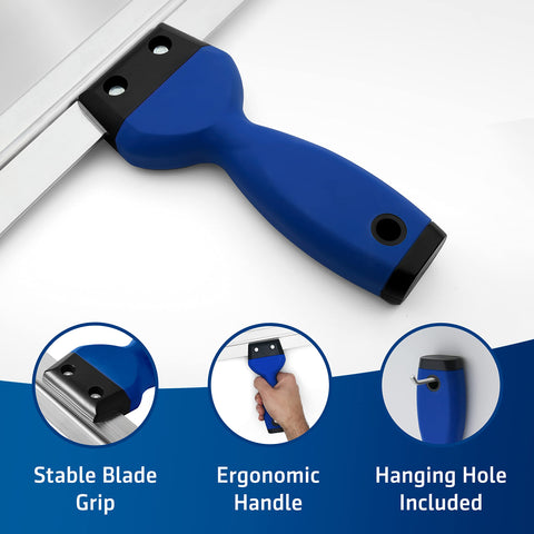 HOGARD Skimming Blade 12-inch for fast, even mud coverage and smoothing.