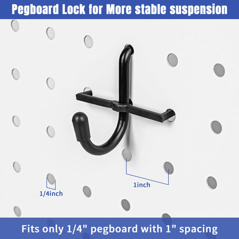 Hogurity heavy-duty hooks set with matte black finish and corrosion resistance