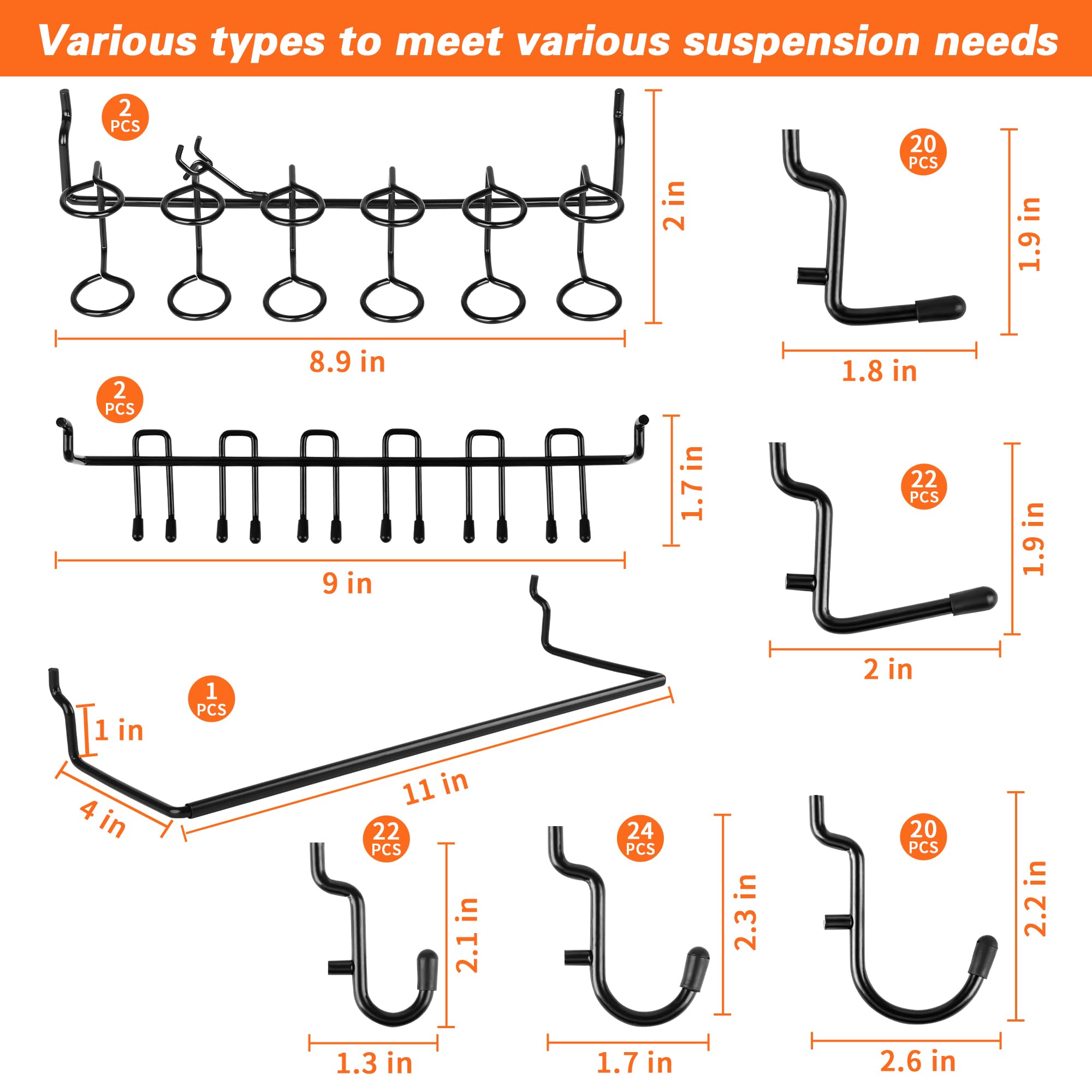 Hogurity 296-piece accessories kit supports comprehensive workshop organization.