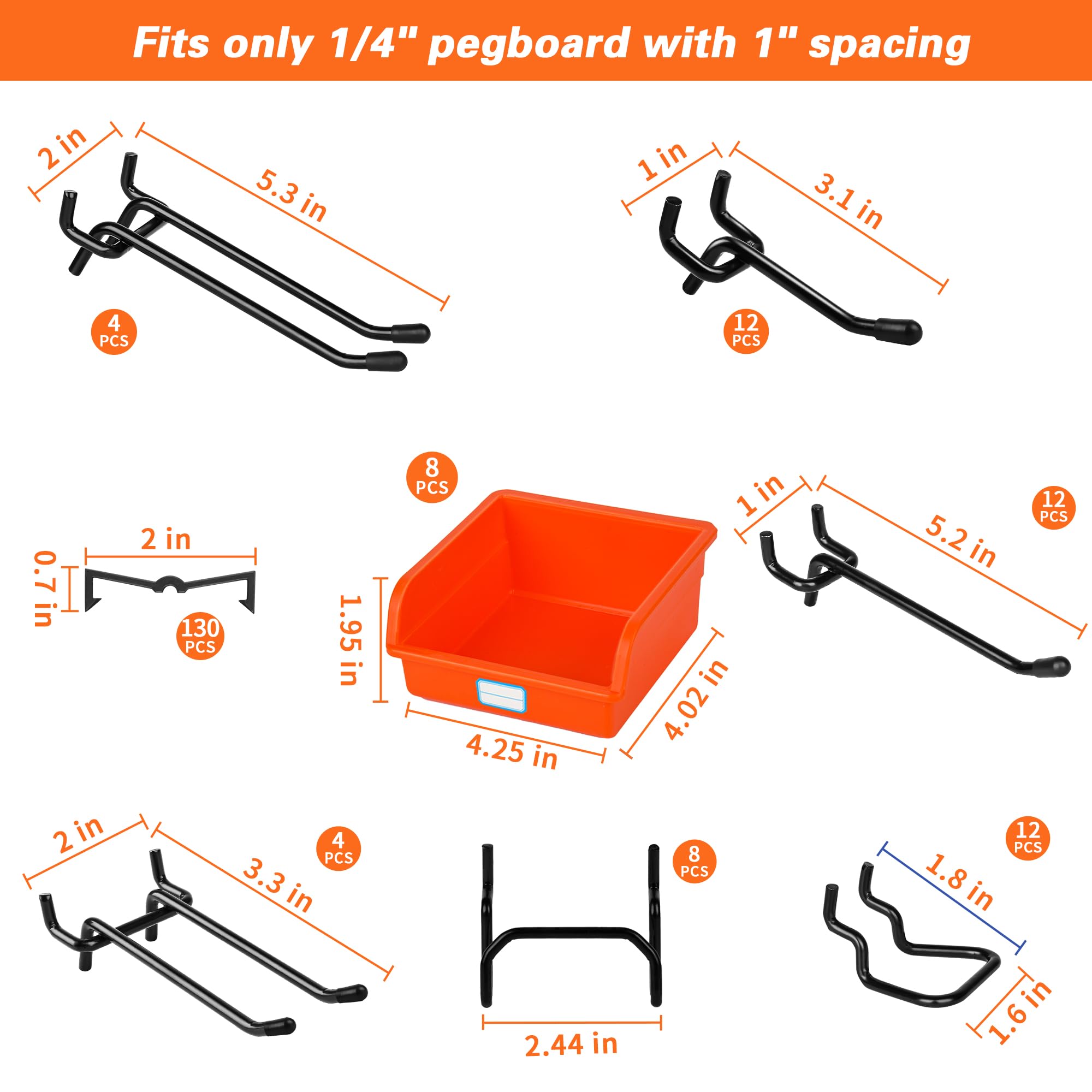 Hogurity 12 reinforced square bins improve small tool sorting.