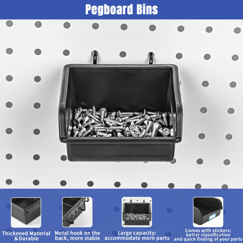 Hogurity wall organizer setup in workshop for tidy tool display
