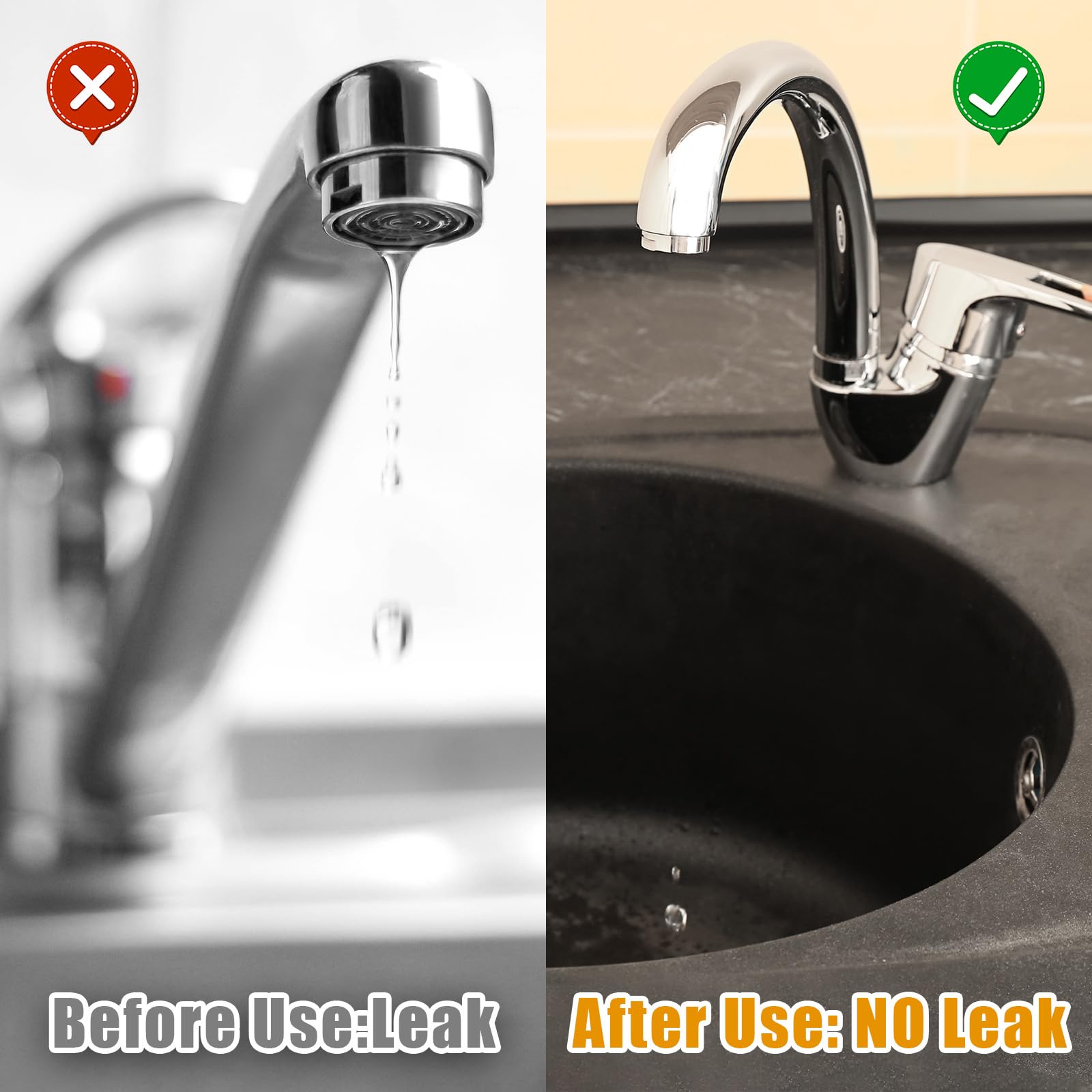 Hohean faucet repair kit replaces worn parts to improve flow