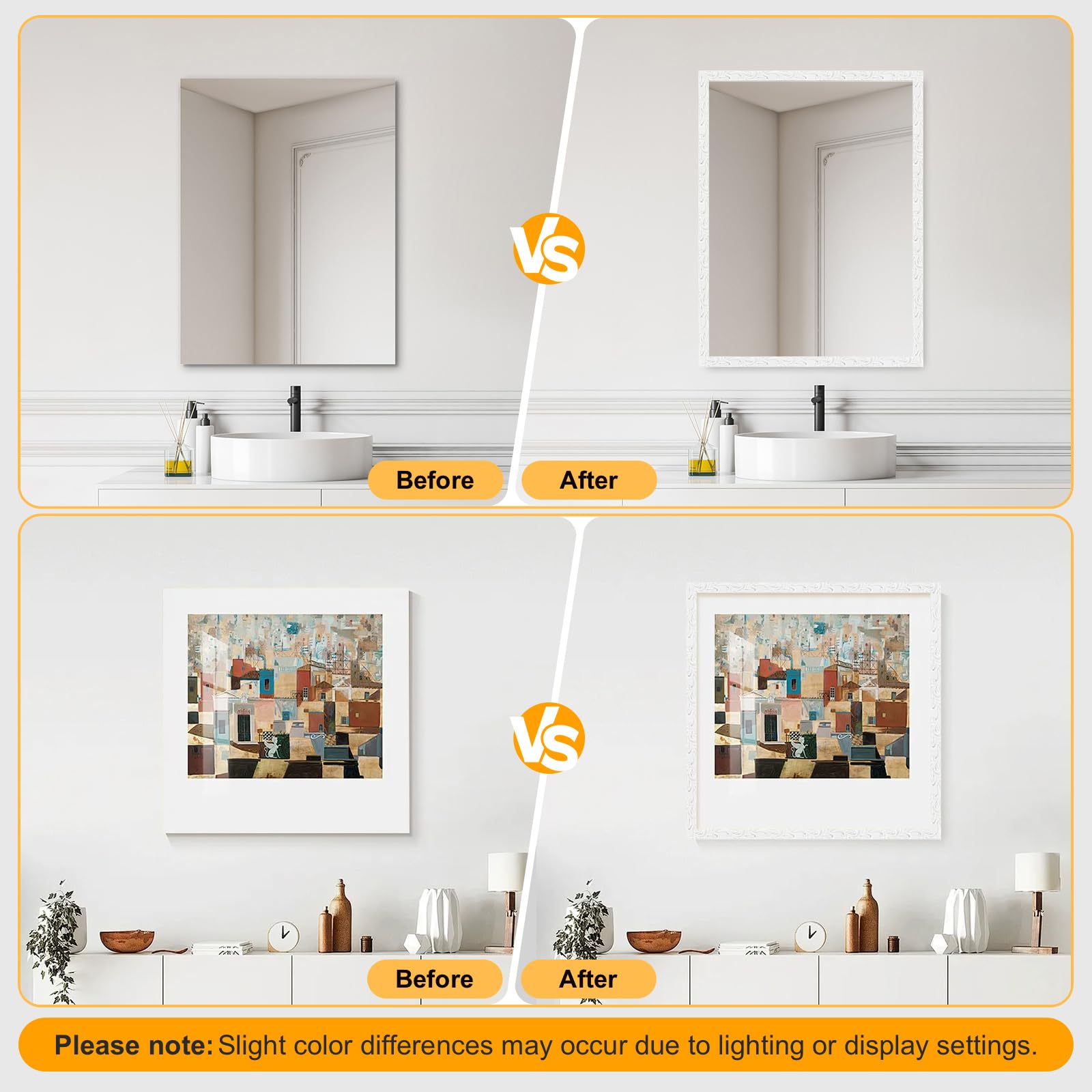 HOHNNYREET cabinet-edge trim provides a clean, modern cabinet outline.