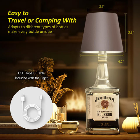 Hoide 2025 portable lamp fits restaurants and bedrooms with battery power anywhere.