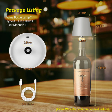 Hoide bottle lamp makes a thoughtful gift for wine lovers and décor fans.