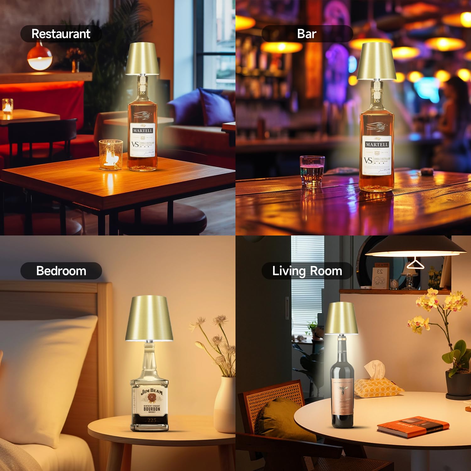 Hoide aluminum body with IP54 rating for indoor and light outdoor use.