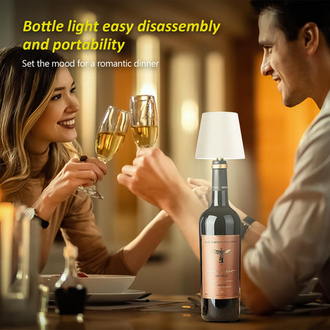 Hoide IP54 aluminum bottle lamp withstands light rain and outdoor wear.