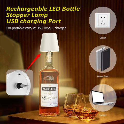 Hoide RGB remote bottle lamp offers 16 colors and a timer for mood lighting.