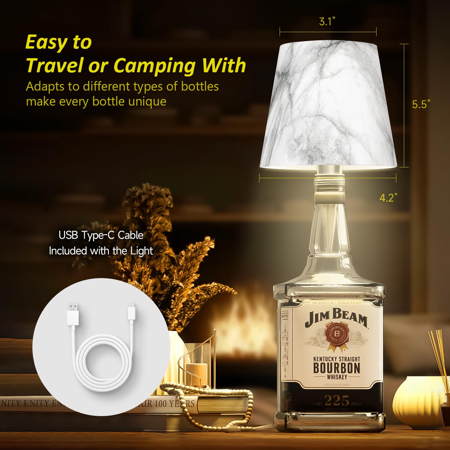 Hoide IP54 waterproof bottle lamp resisting splashes outdoors