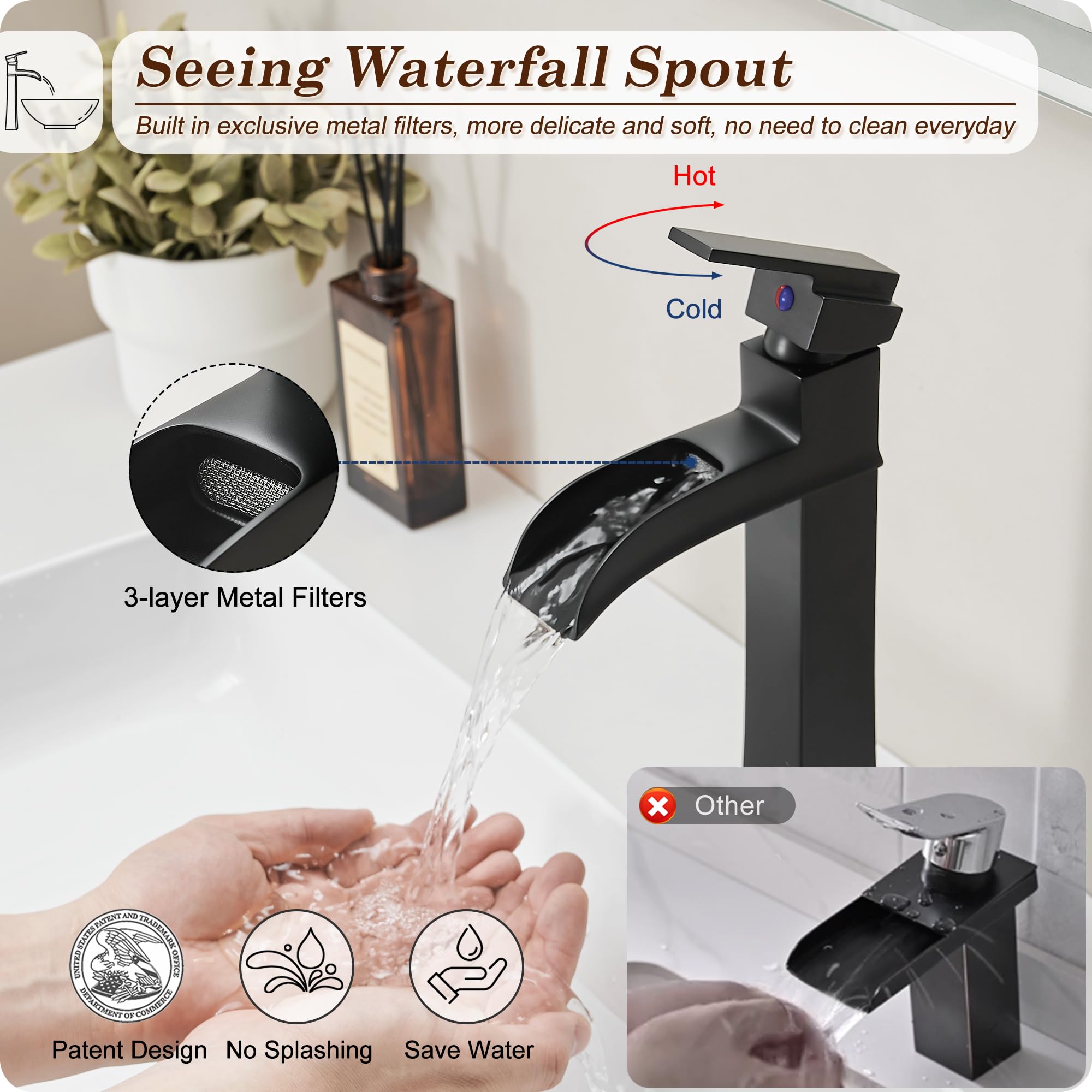 HOIGY brass material faucet delivers durable, corrosion-resistant performance