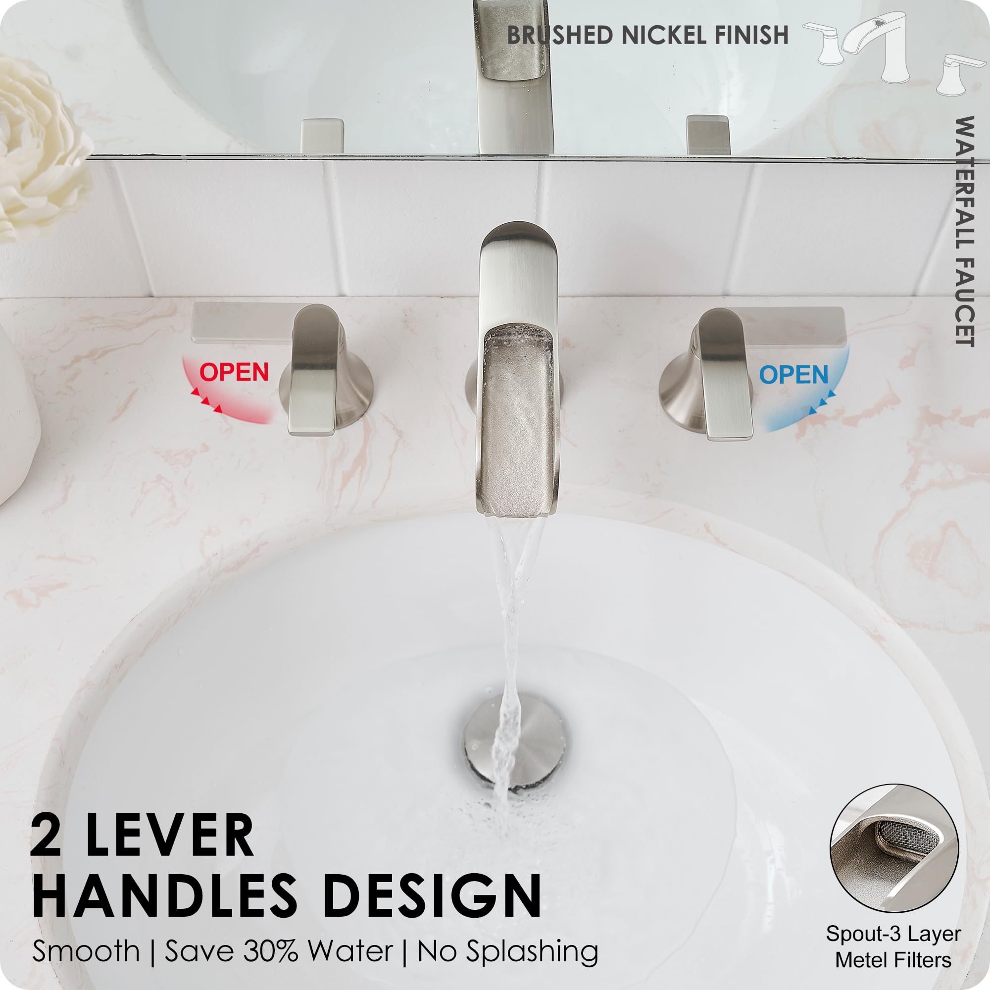 HOIGY dual-handle faucet enables precise temperature control